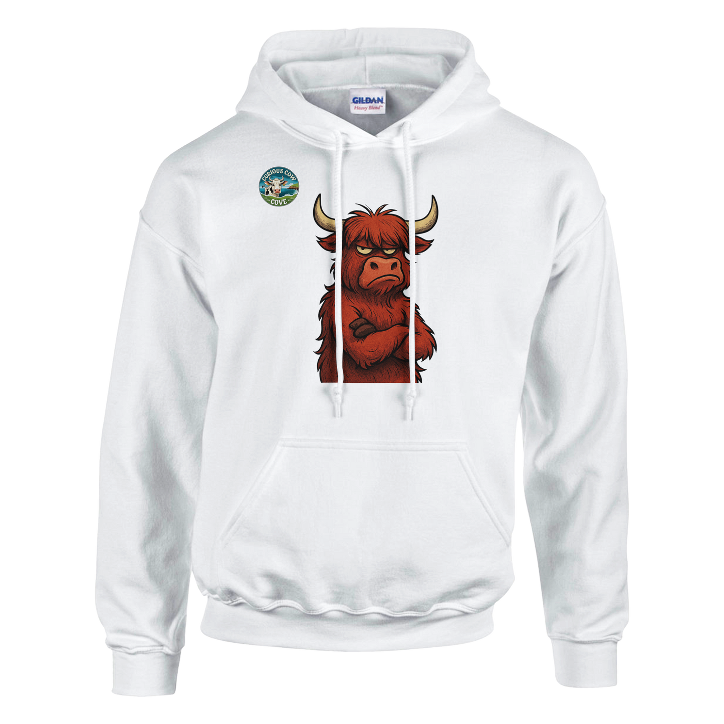Curious cow coves 'Red Flag Energy' Hoodie